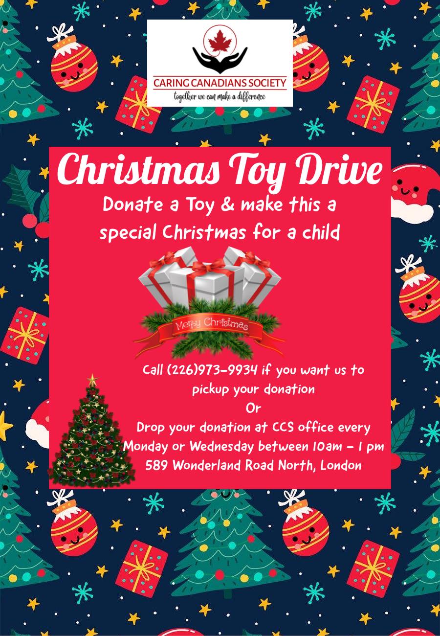 CCS Christmas Toy Drive Popup